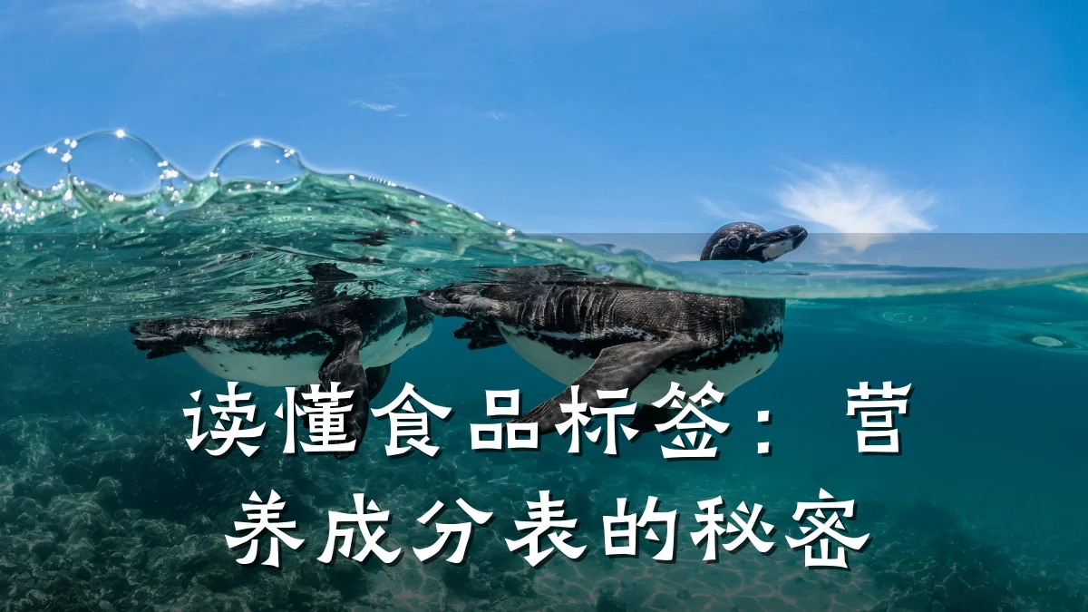 读懂食品标签：营养成分表的秘密