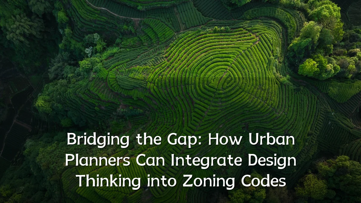 Bridging the Gap: How Urban Planners Can Integrate Design Thinking into Zoning Codes