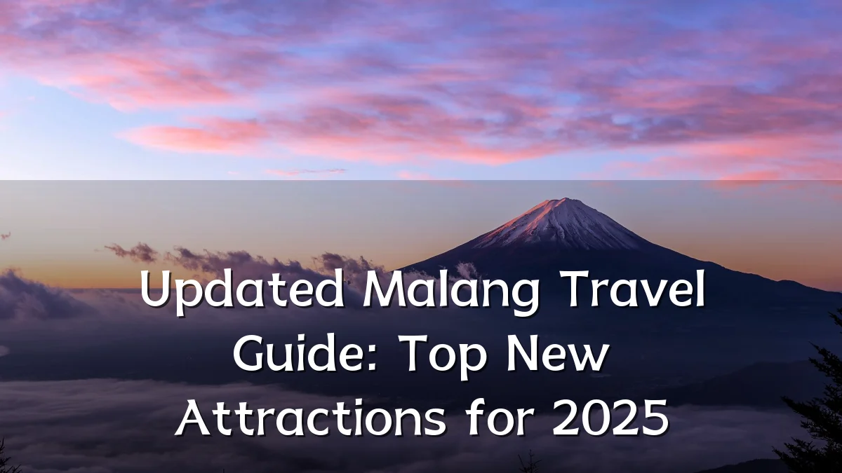 Updated Malang Travel Guide: Top New Attractions for 2025