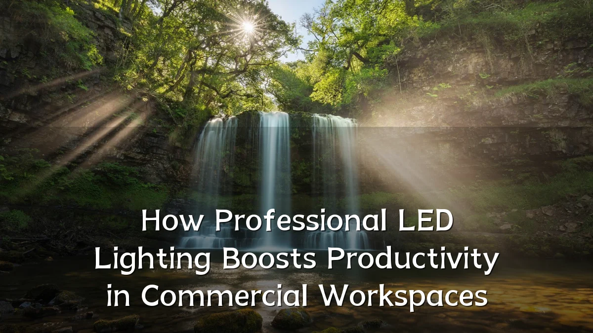 How Professional LED Lighting Boosts Productivity in Commercial Workspaces
