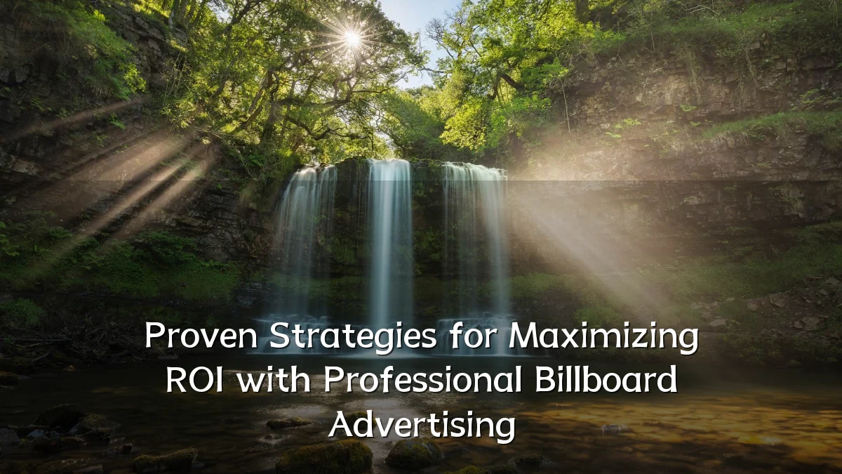 Proven Strategies for Maximizing ROI with Professional Billboard Advertising