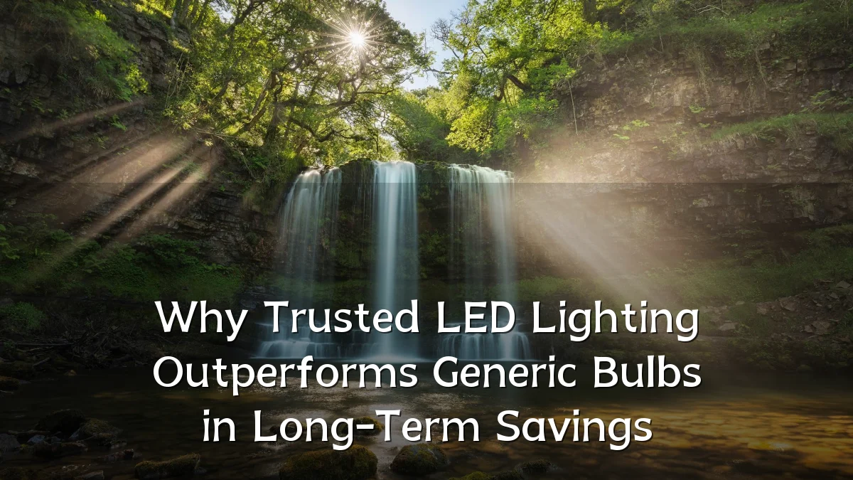 Why Trusted LED Lighting Outperforms Generic Bulbs in Long-Term Savings